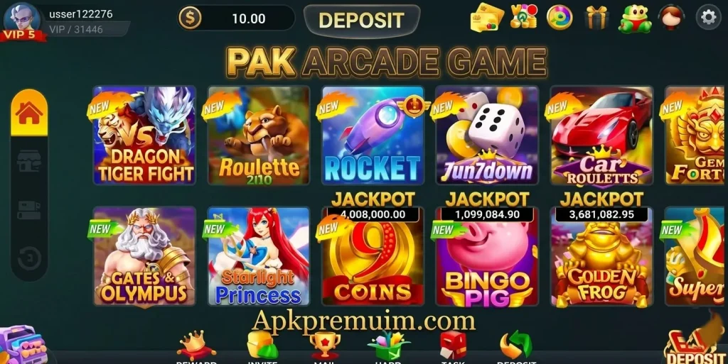 PAK Arcade Game Apkpremuim.com