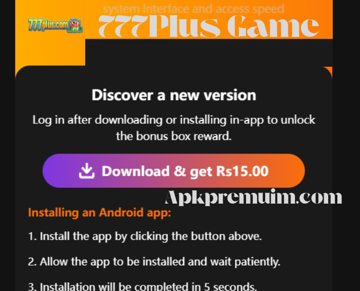 777Plus Game Apkpremuim.com